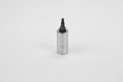 T10 1/4" Drive Torx Plus Chrome Bit Socket
